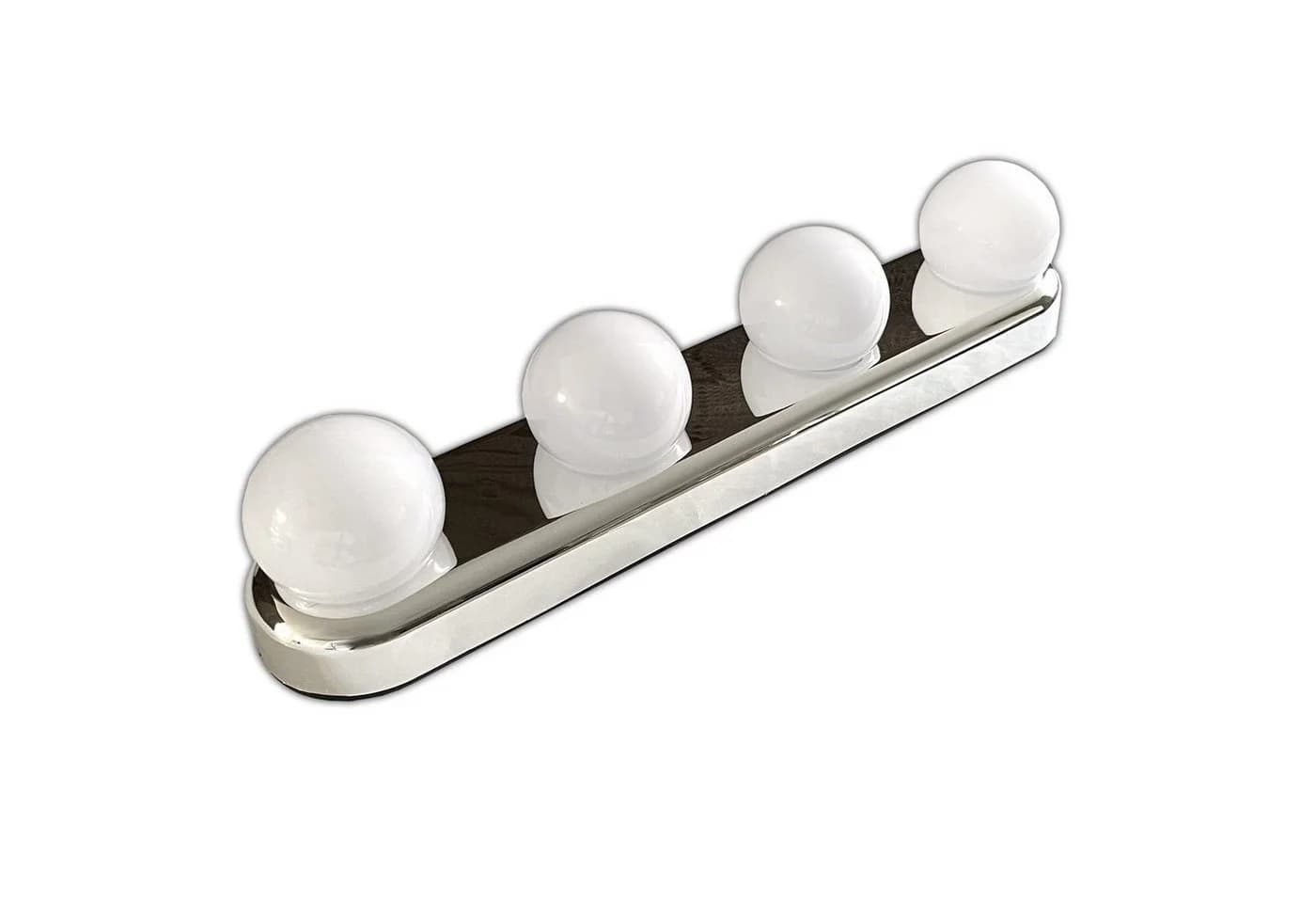 HAC24 LED Spiegelleuchte 2er Set Silber mit Saugnäpfen
