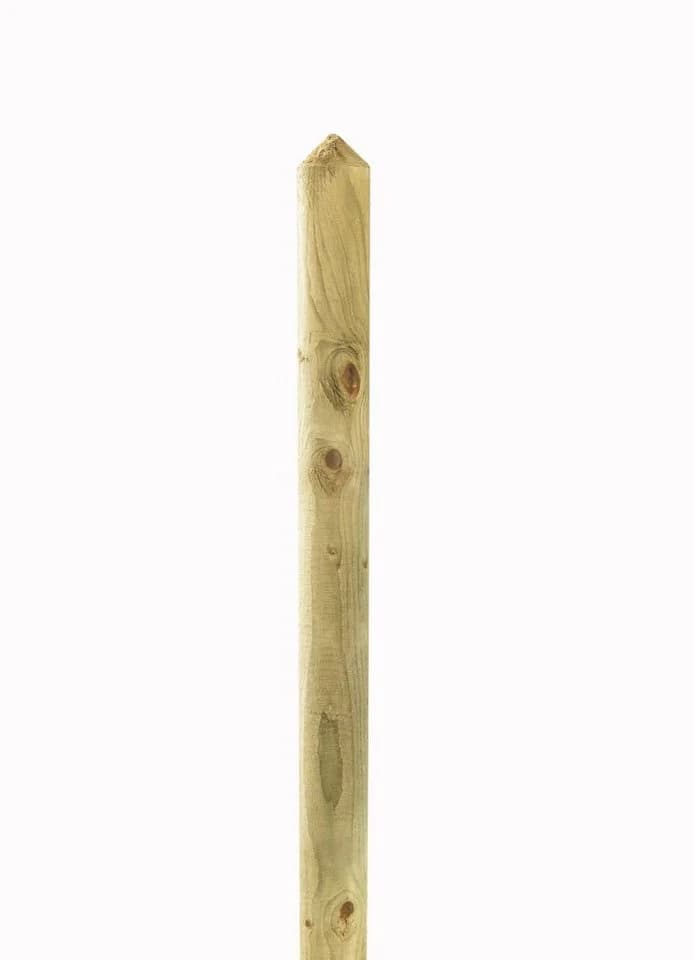Mega-Holz Zaunlatten Halbpalisade Kiefer Grün Imprägniert 20 Stk.