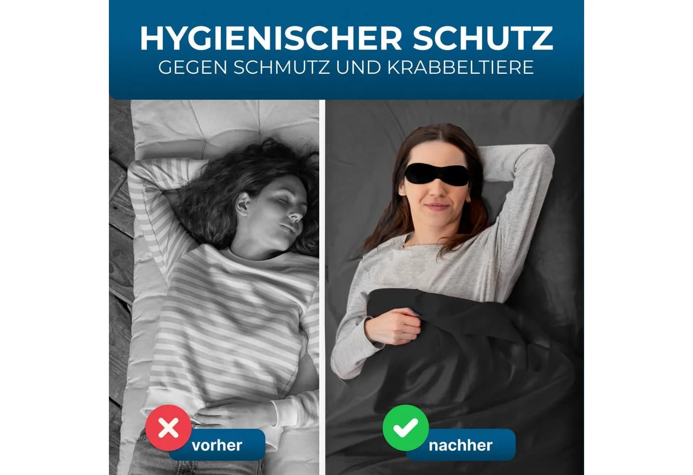 Styngard Schlafsackinlett Hüttenschlafsack Baumwolle Ultraleicht Rot