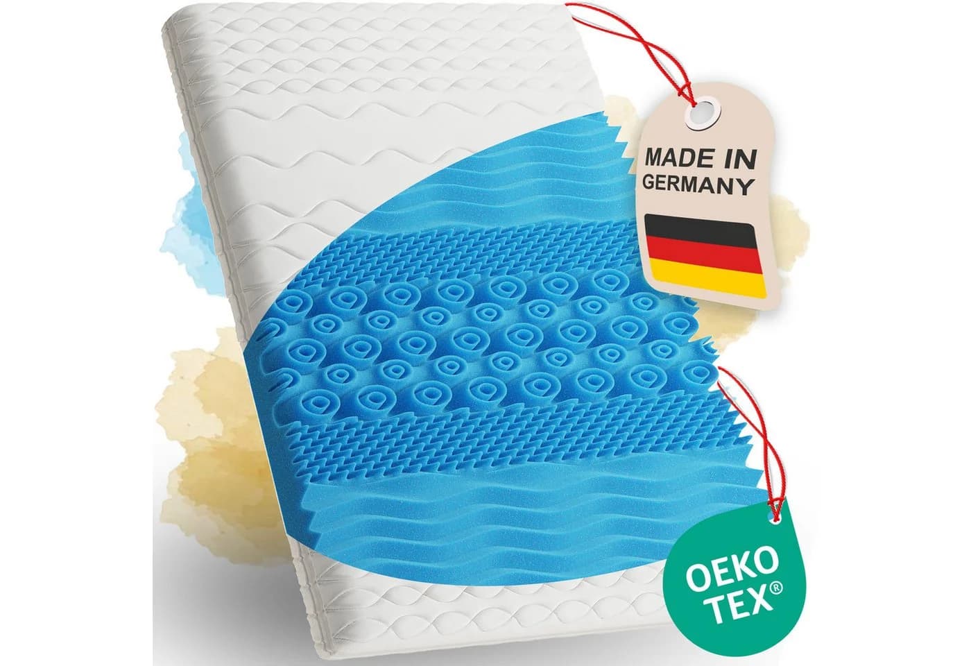 KNERST Matratzentopper 5cm Kaltschaum Orthopädisch Made in Germany