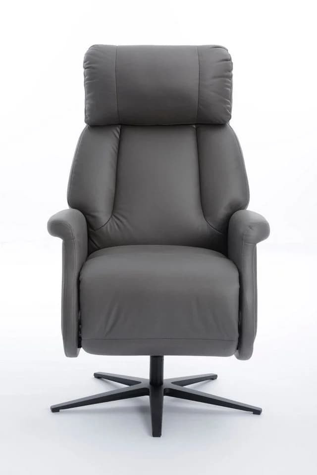Happy Home Relaxsessel mit Liegefunktion & 360° Drehung Dunkelgrau