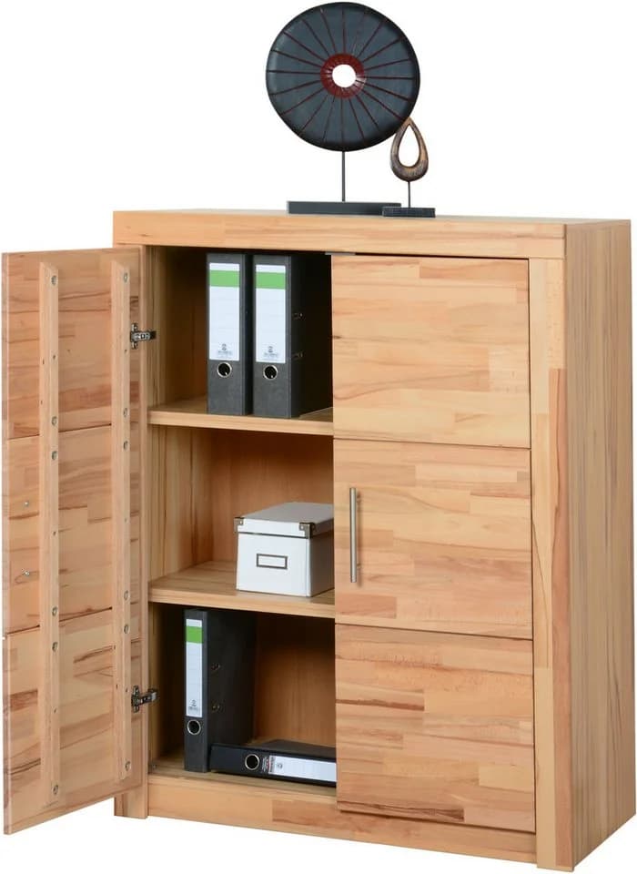 VOGL Aktenschrank Toronto Kernbuche Massivholz 90cm