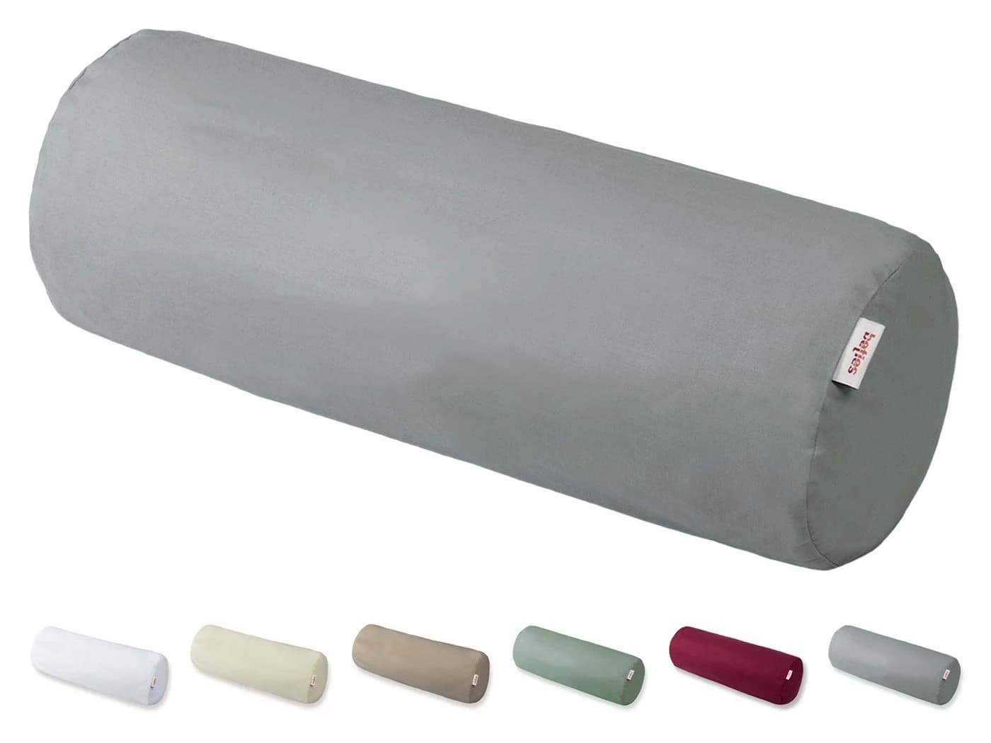 beties Nackenrollenbezug BasicSoft Grau 100% Baumwolle