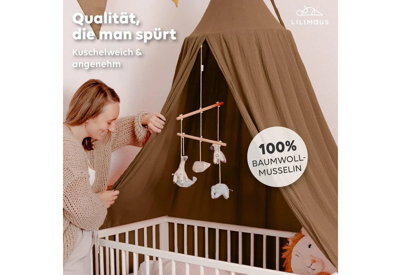 lilimaus Betthimmel für Baby- und Kinderbetten