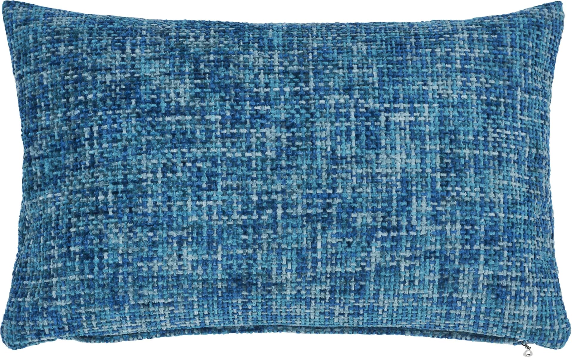 DONE. Kissenbezug Twist Blau Polyester Chenille