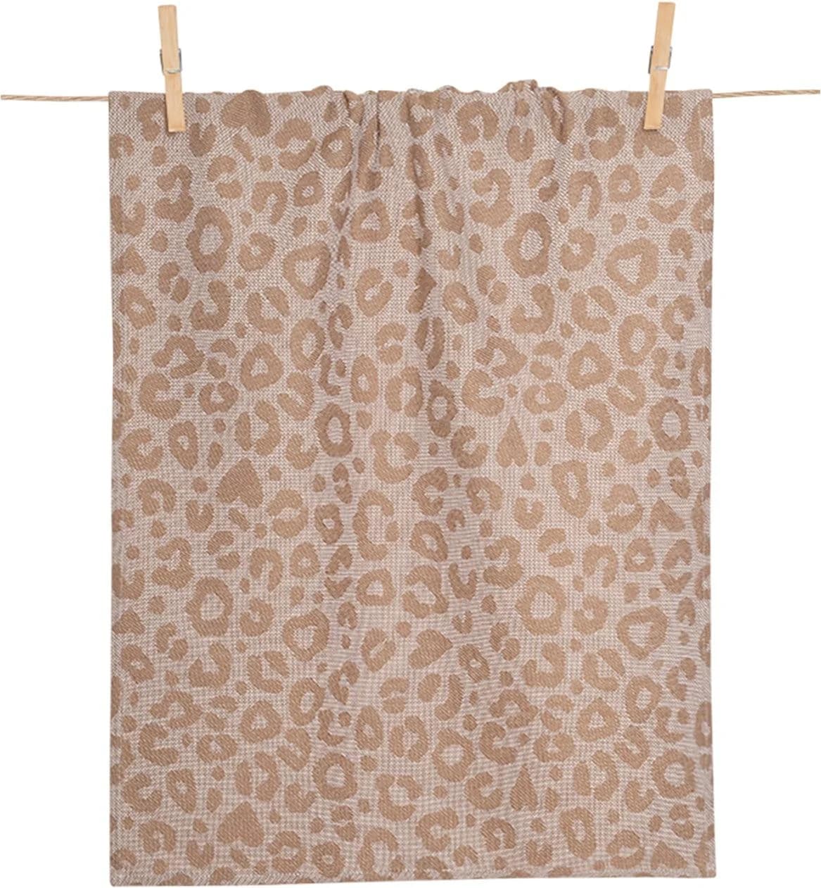 PAD Geschirrtuch LEO Beige Baumwolle mit Leo-Look