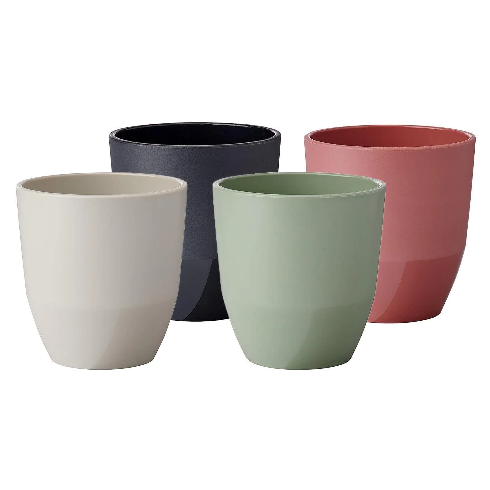 Mepal Silueta Becher 200 ml 4er Set Bunt Kunststoff