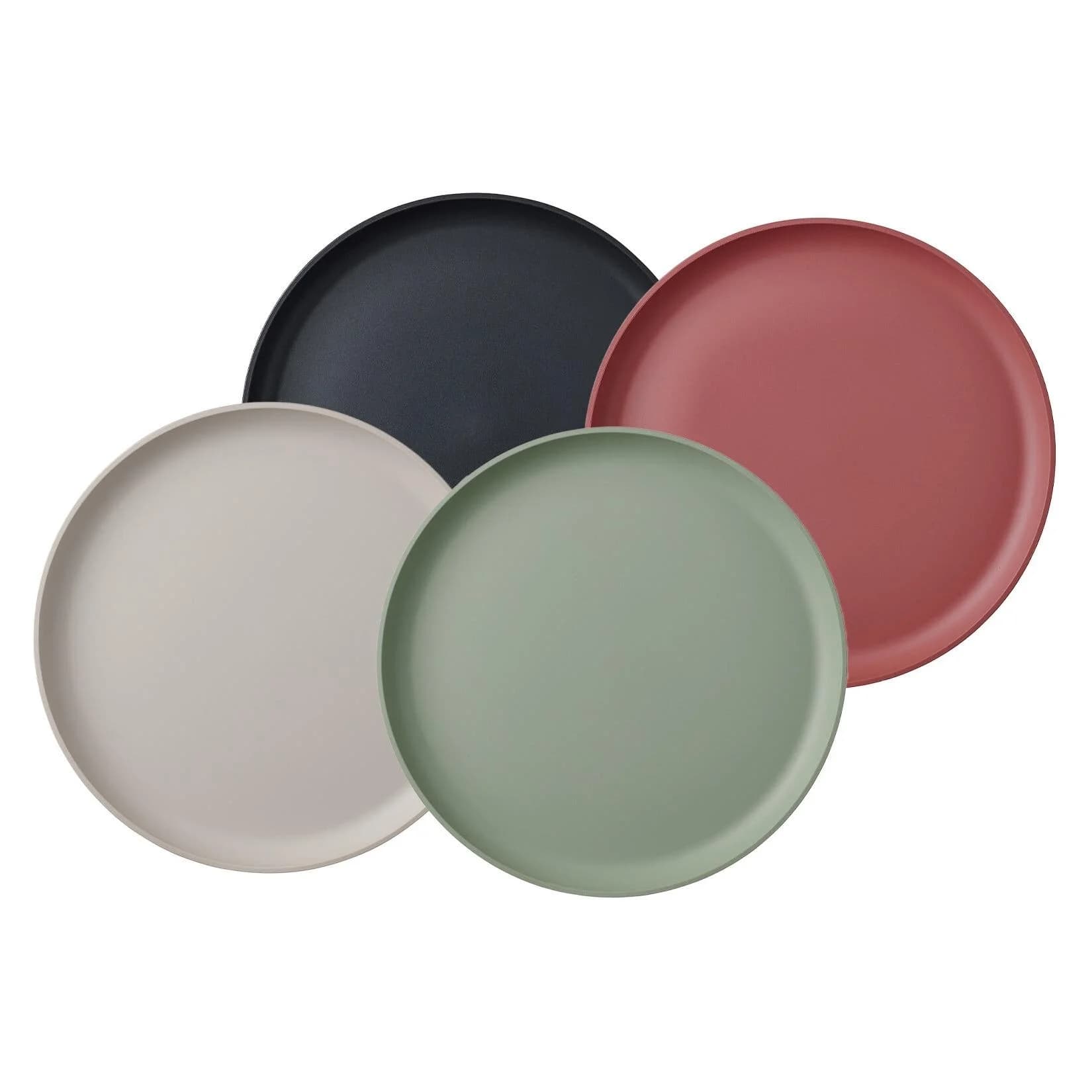 Mepal Essteller Silueta 26 cm 4er Set Bunt