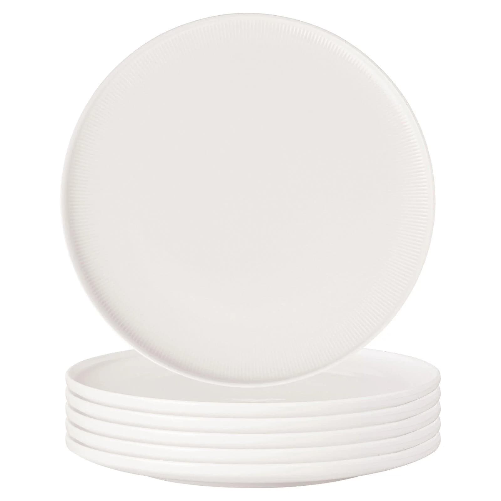 Villeroy & Boch Gourmetteller Afina ø 32 cm 6er Set Weiß
