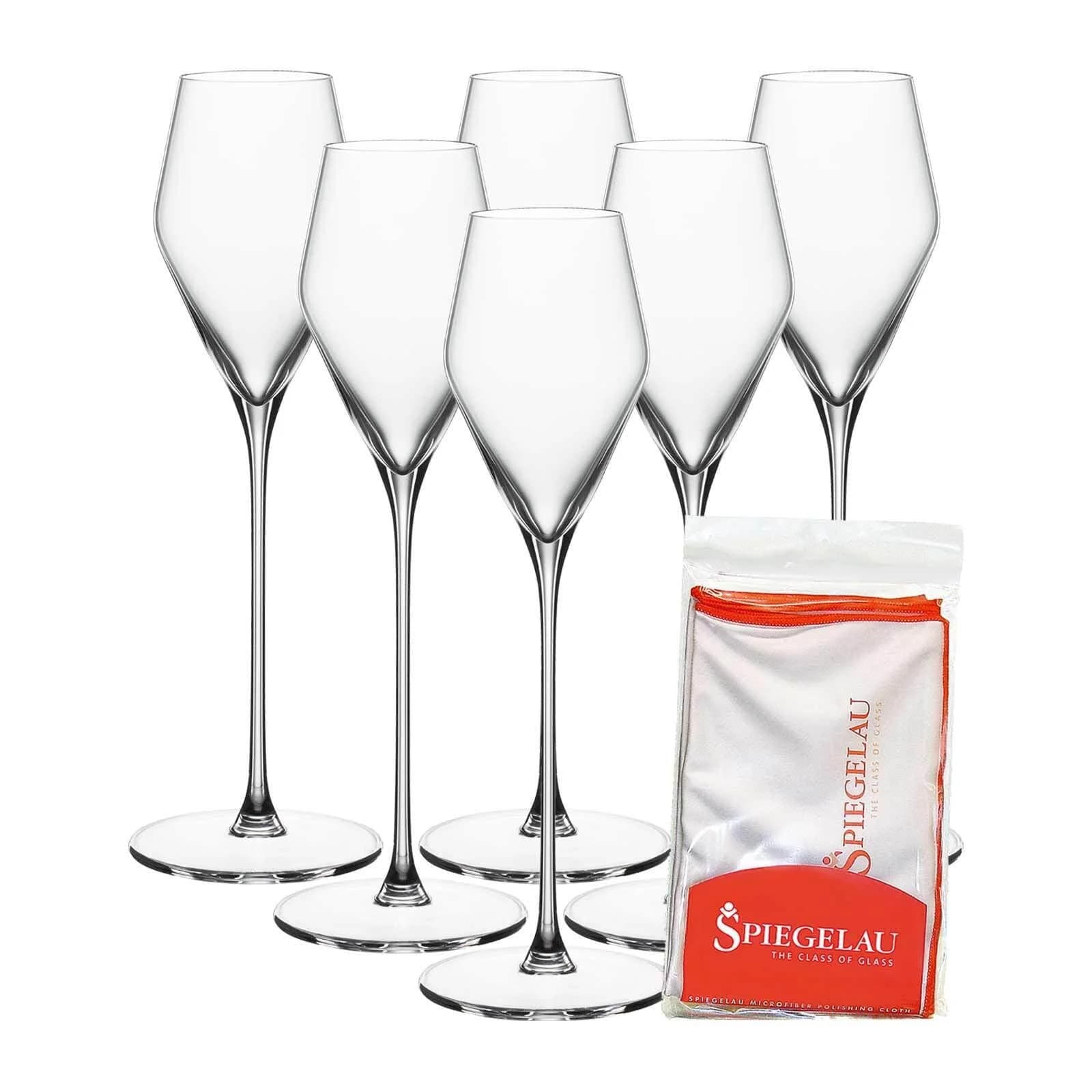 SPIEGELAU Digestifglas Definition 6er Set transparent mit Poliertuch