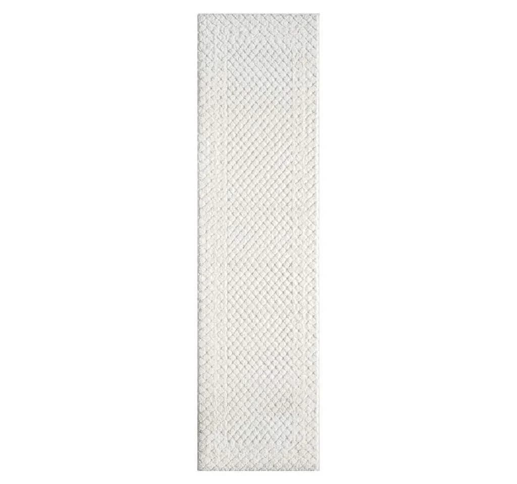 CARPET CITY Hochflor-Teppich FOCUS627 Creme Hoch-Tief-Effekt