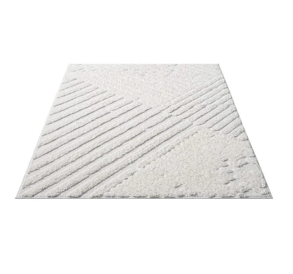 CARPET CITY Hochflor-Teppich FOCUS749 Beige Hochtief-Muster