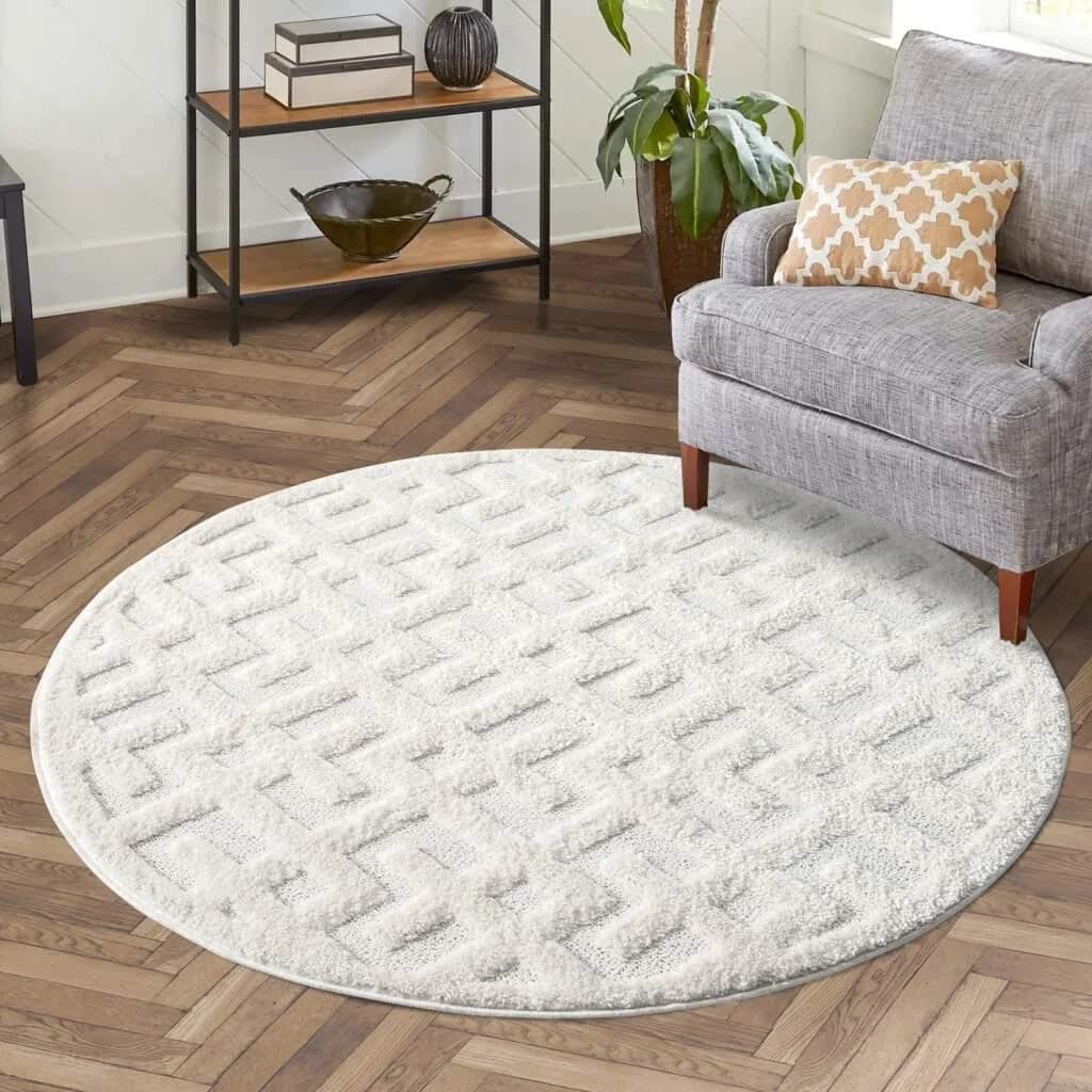 Carpet City Hochflor-Teppich Focus737 Creme 160cm