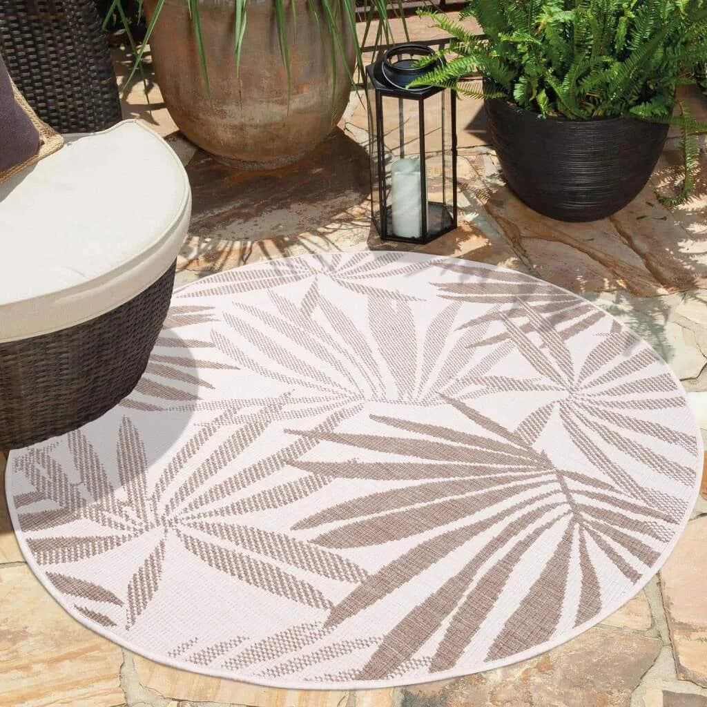 Carpet City DuoRug Outdoorteppich Beige Wendeteppich