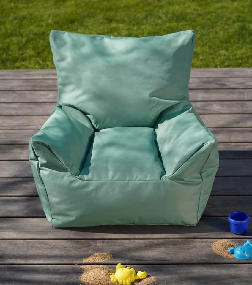 mokebo Kindersessel Der Pausenheld Grün Outdoorstoff