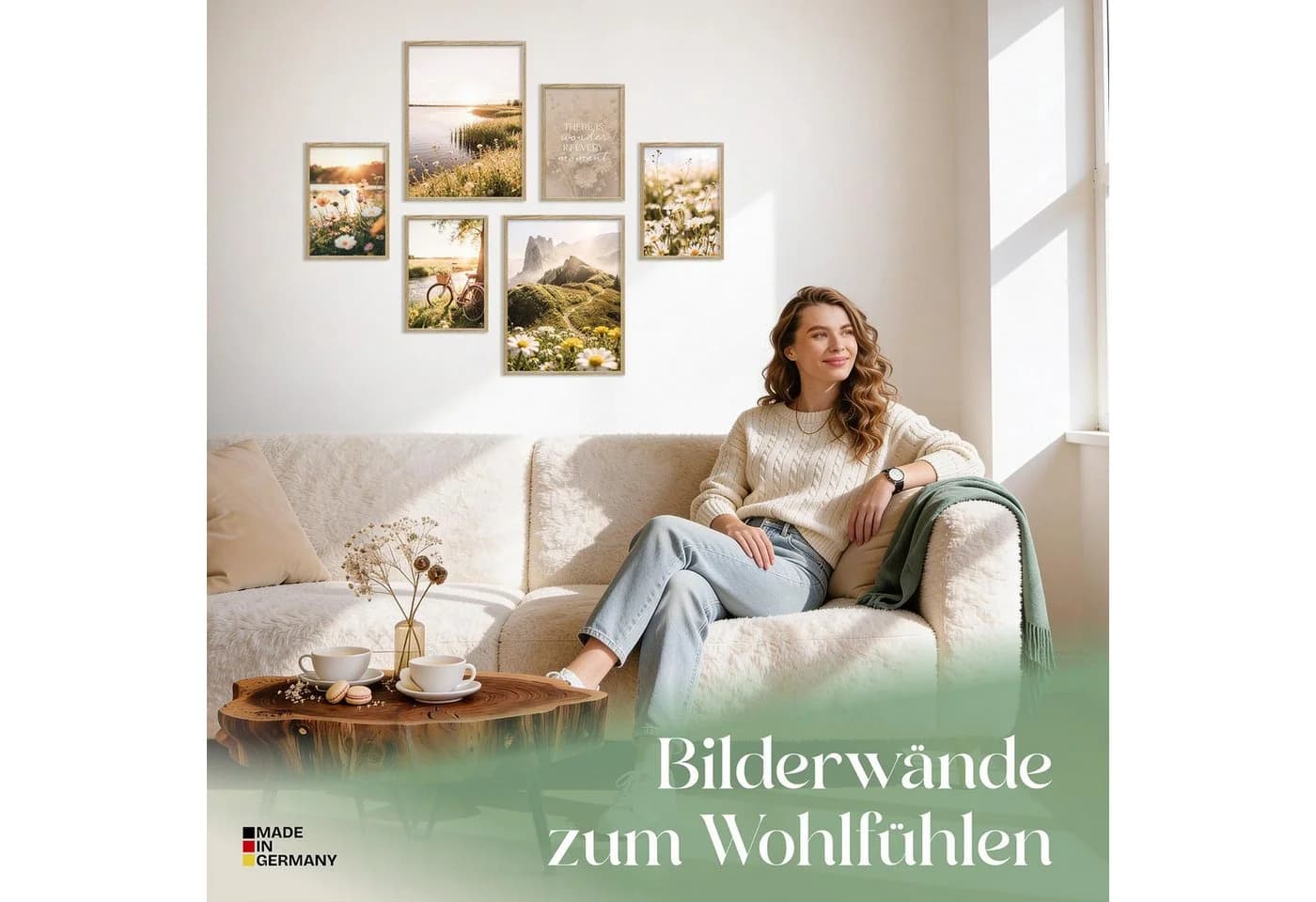 ARTFAVES Poster Set Summer Breeze 6-teilig Wandbilder Natur Modern