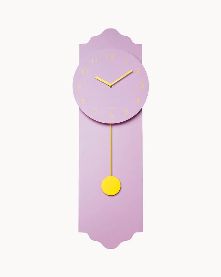 chic.mic Pendelwanduhr Modern Pendulum Clock Nachhaltiges Holz