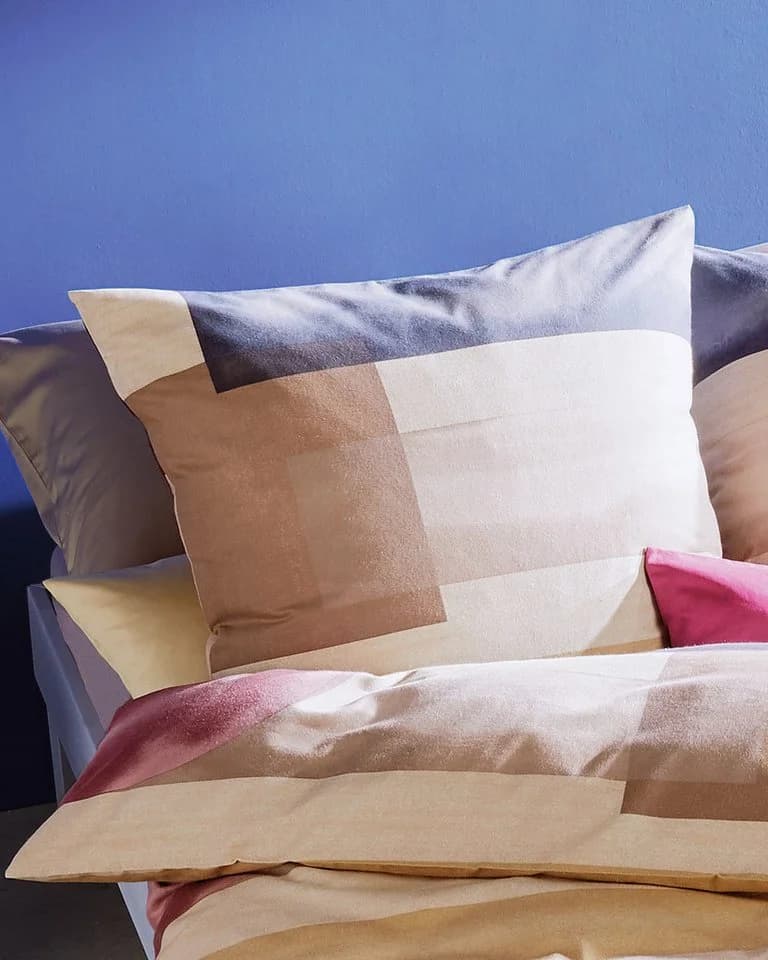 JACK Dekokissen 45x45cm Satin Braun
