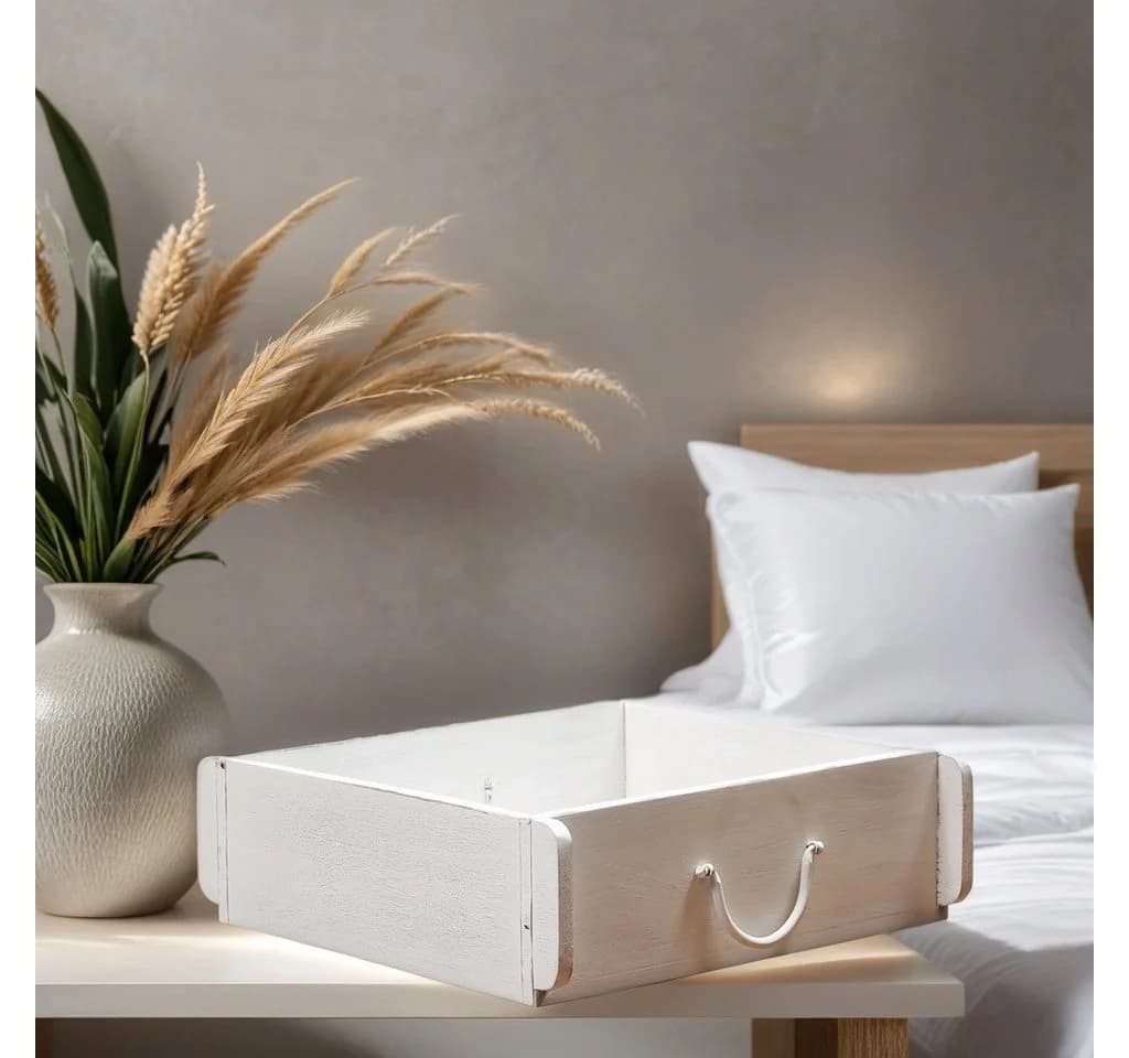 Marrakesch Orient & Mediterran Interior Dekotablett Boho Weiß