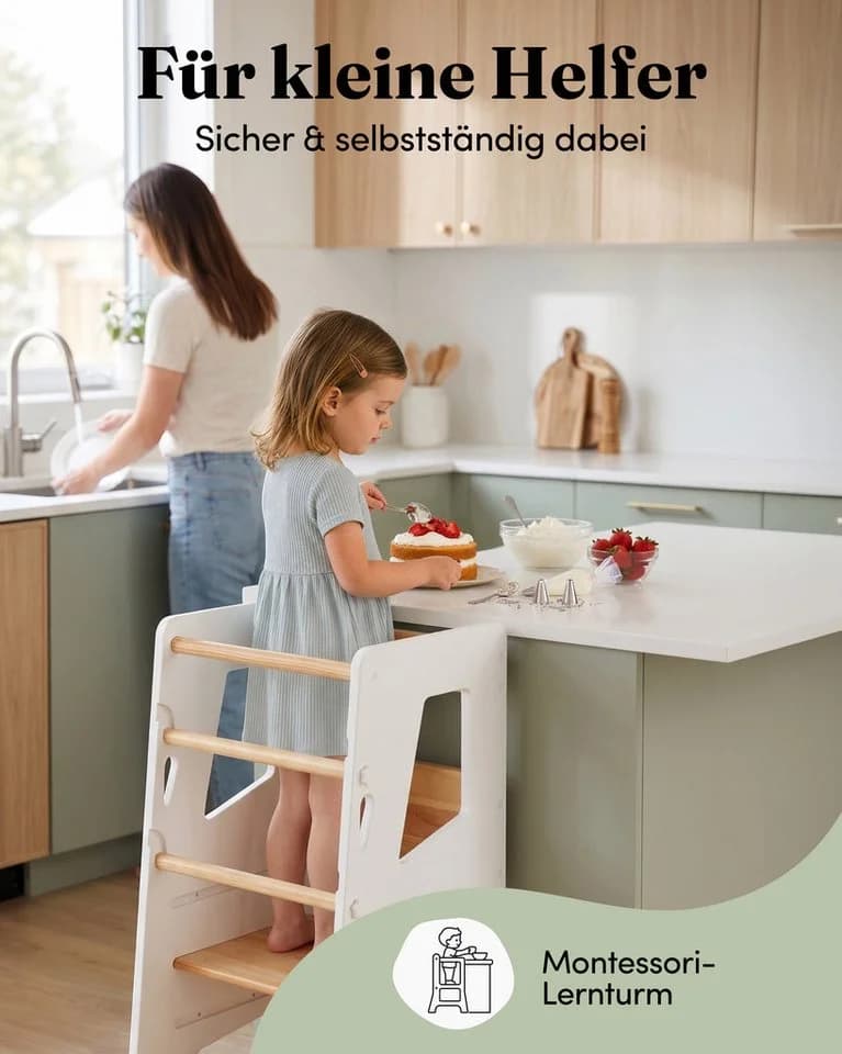 NewKids Lernturm höhenverstellbar Weiß