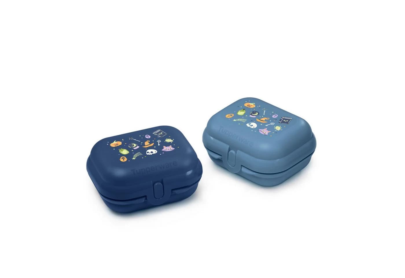 TUPPERWARE Mini Twin Halloween 2er Set Vorratsdose Blau
