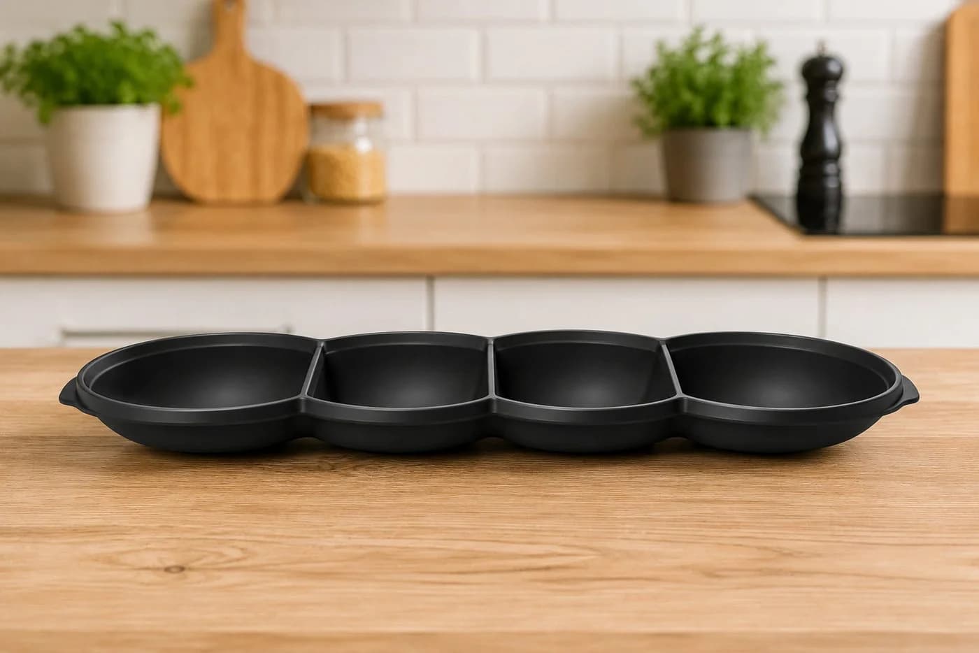 TUPPERWARE Deckel für Servierschale Allegra Perle Schwarz