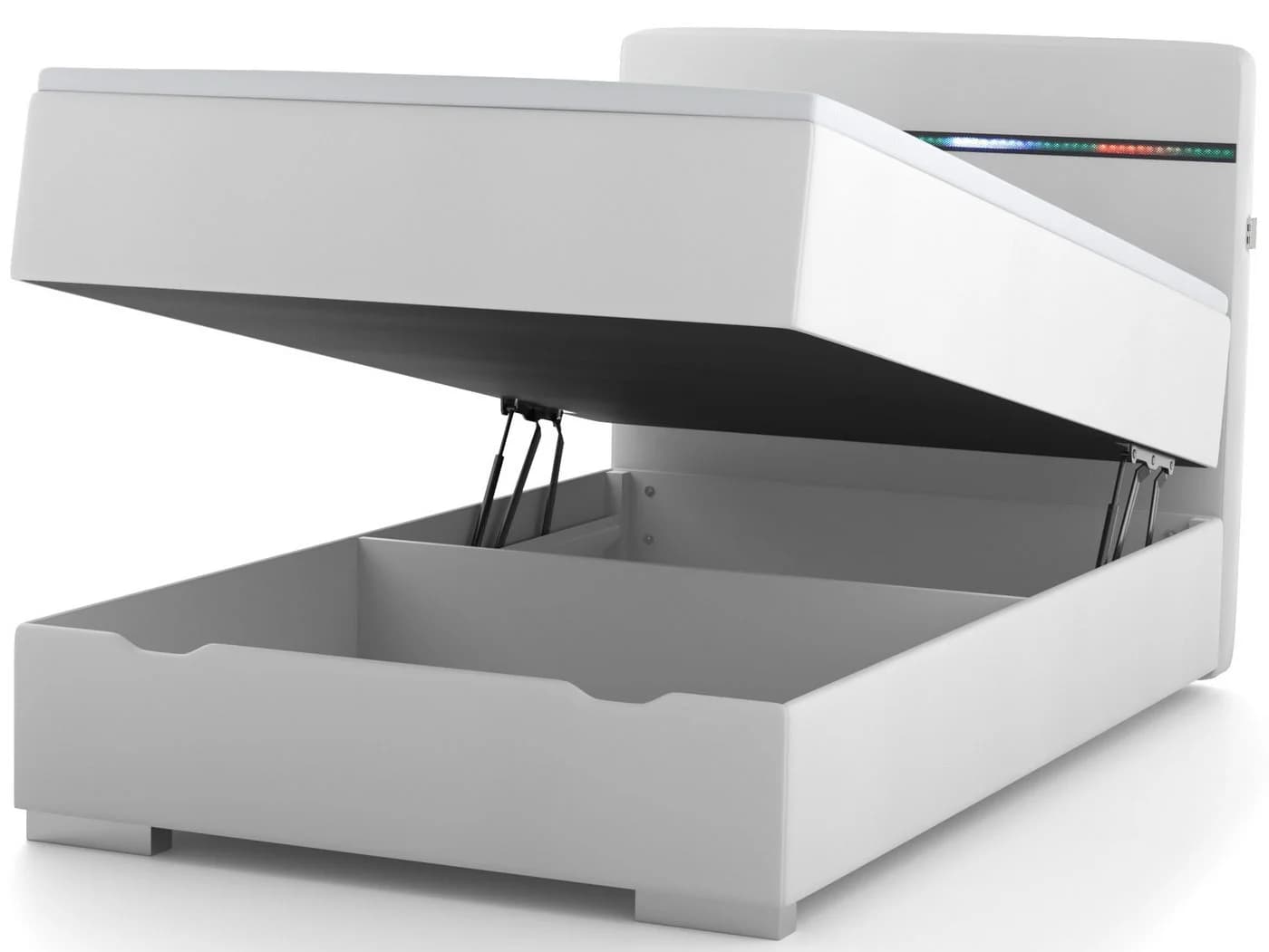 wonello Boxbett Monza 2 mit LED-Beleuchtung und Bettkasten