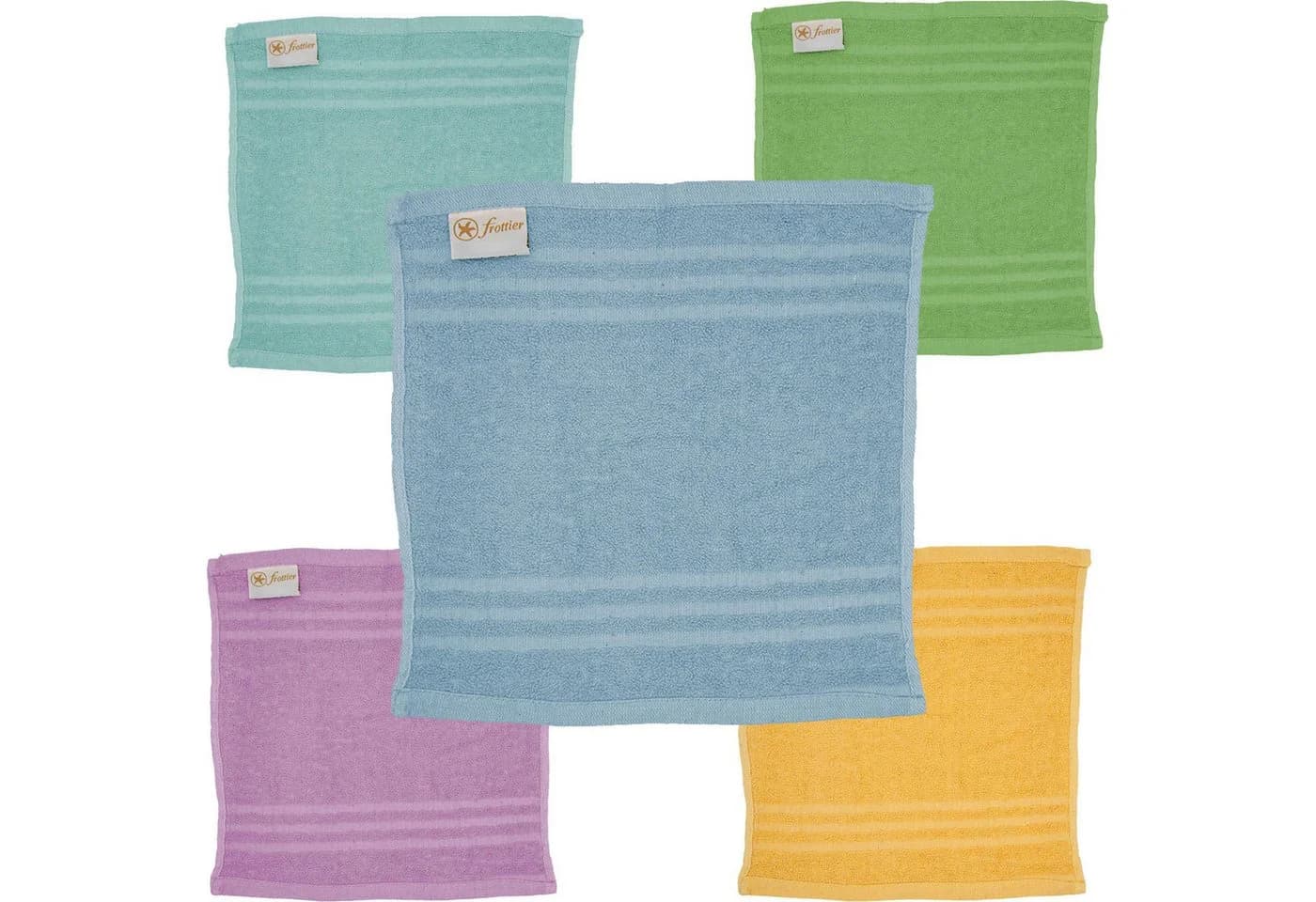 TSB Werk Handtücher 6er-Set 30x30 cm 100% Baumwolle