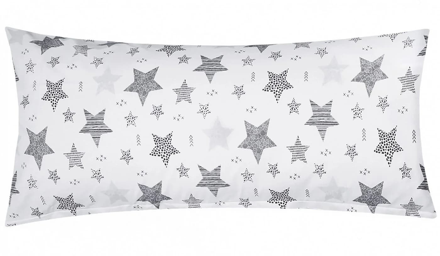 Heubergshop Kissenbezug 40x80cm 100% Baumwolle Renforcé