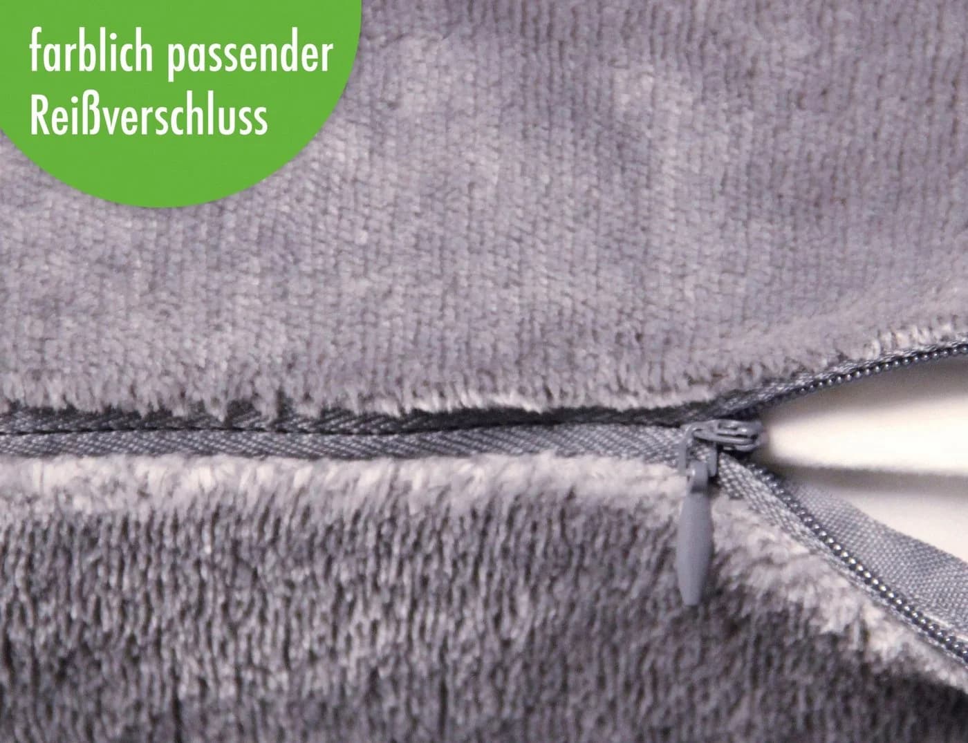 Heubergshop Seitenschläferkissenbezug Anthrazit