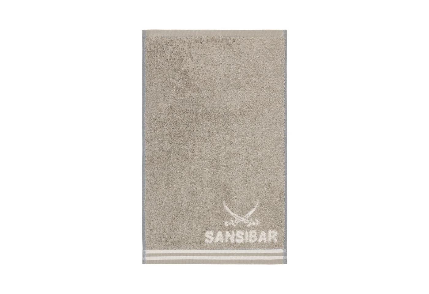 Sansibar Sylt Handtuch Set Doubleface 4er Set mit Sansibar Logo