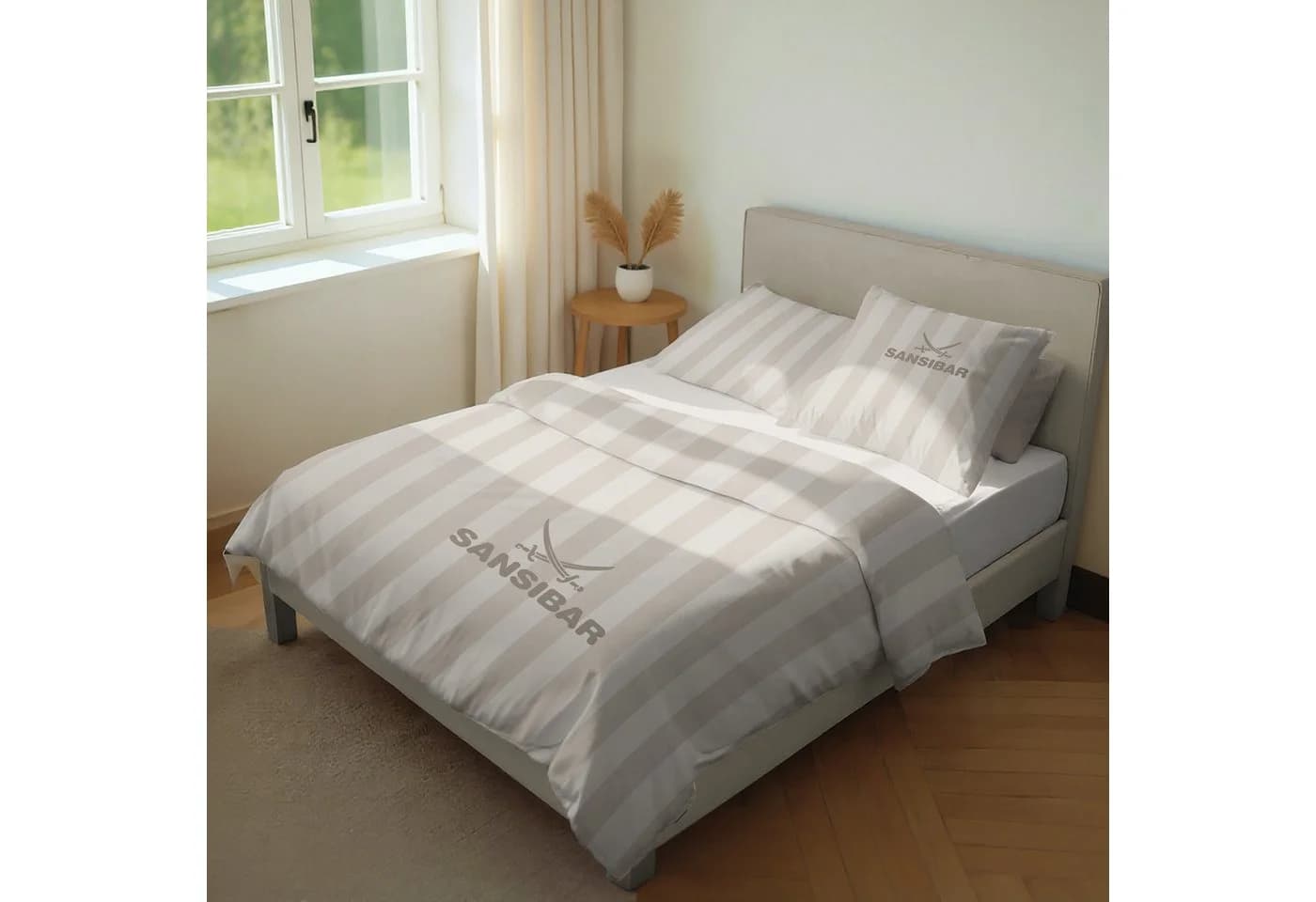 Sansibar Sylt Bettwäsche Modern Stripe 100% Baumwolle 2-teilig