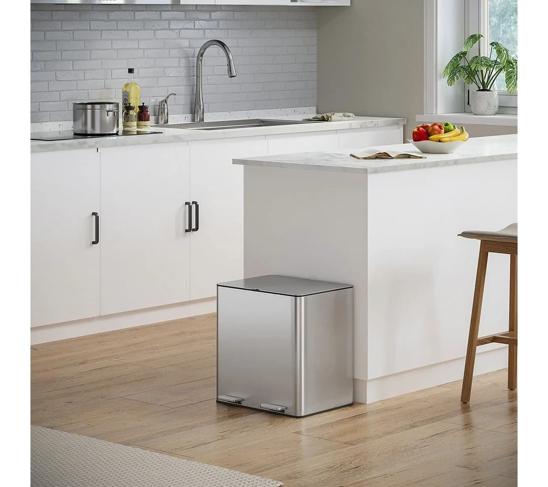 STEELSØN Mülleimer Gloas 2x15 Liter Edelstahl Soft-Close
