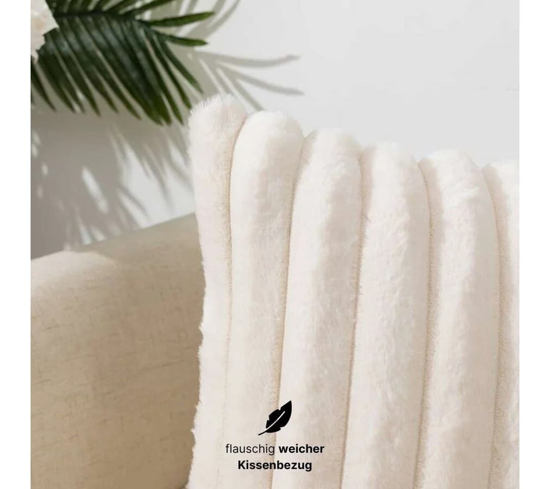 LIVINA HOME Kissenbezug Premium Kissenbezüge, Dekokissen Couchkissen Sofakissen, Kissenhülle, (2 Stück), Kuschelkissen Zierkissen, Kissen Bezug Set, Black Friday Sale