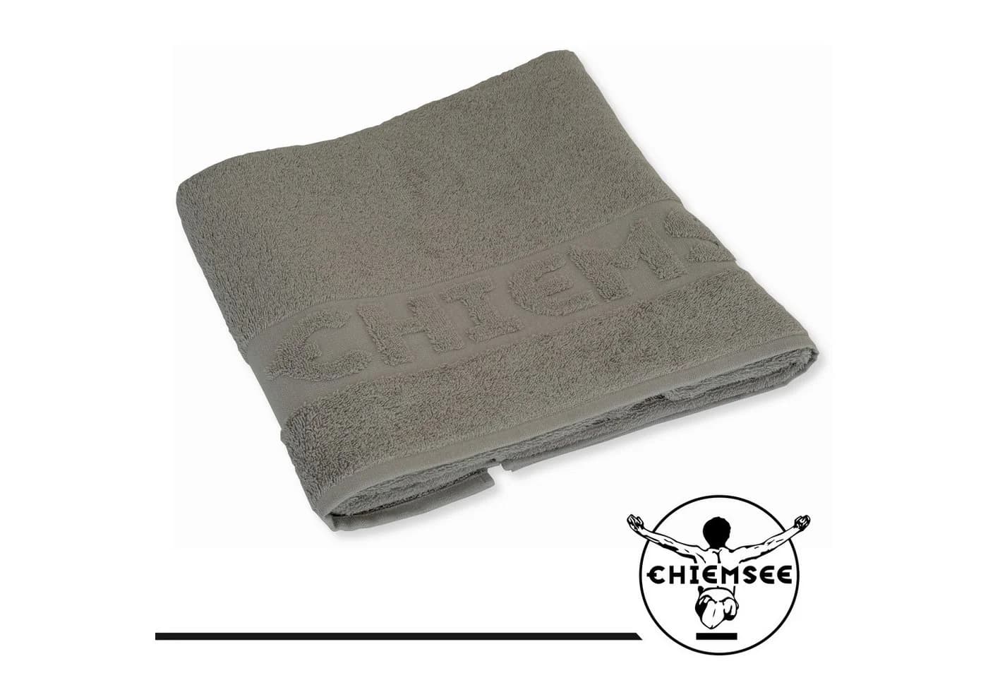 Chiemsee Handtuch uni 100% Baumwolle Frottier Beige