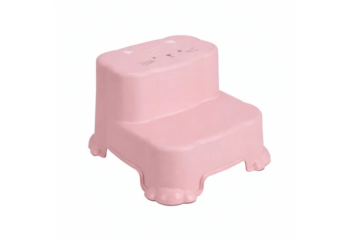 Mojawo Kinder Tritthocker Pink rutschfest Kunststoff