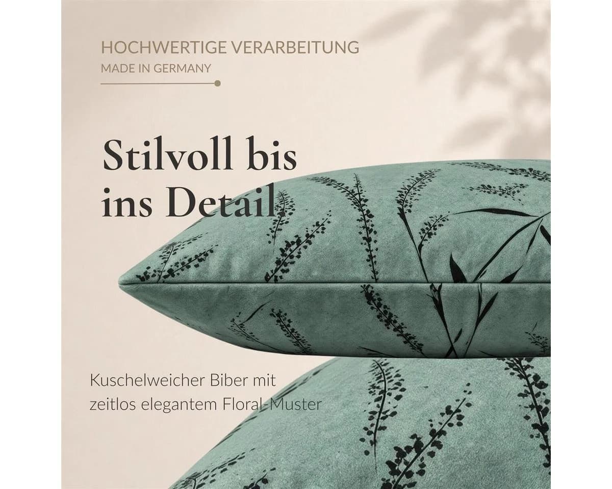 Carpe Sonno Biber Bettwäsche Grau 155x220 cm 2-teilig