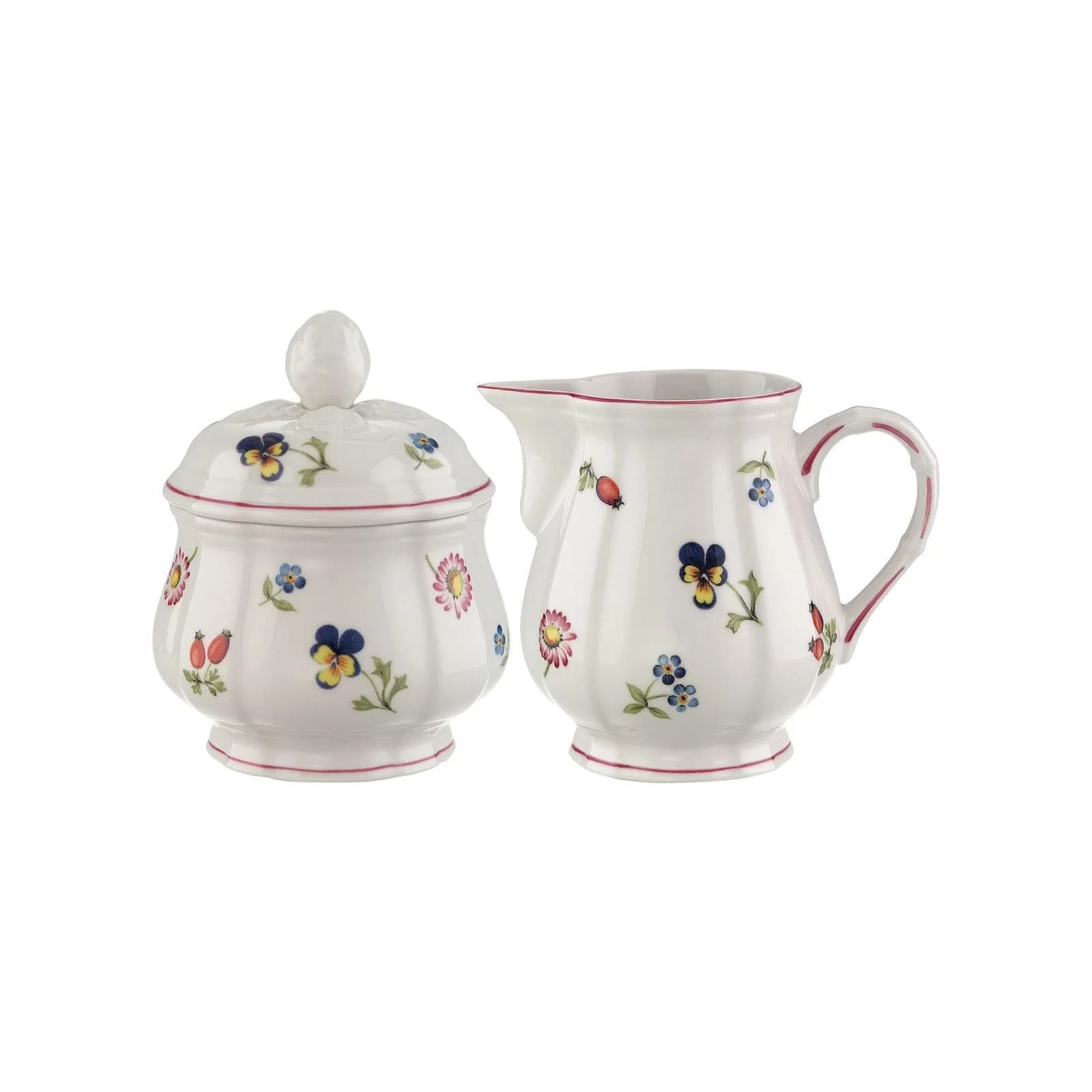 Villeroy & Boch Milch- und Zuckerset Petite Fleur 2-teilig Bunt