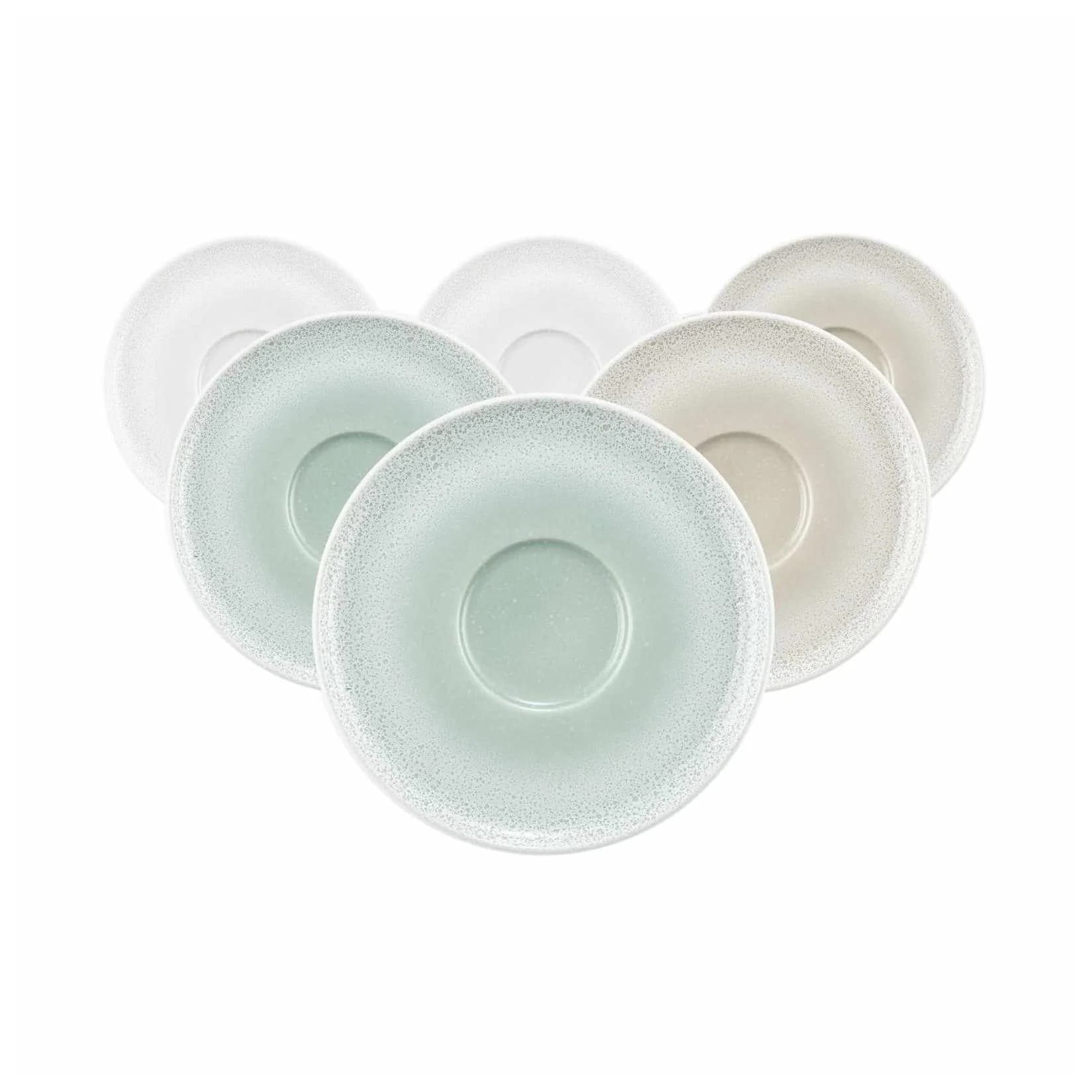 Seltmann Weiden Kombi-Untertasse Sento Home 16,2 cm 6er Set Bunt