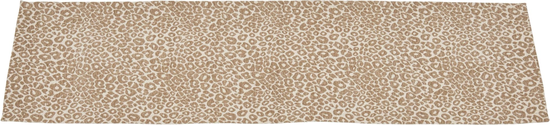 DONE. Tischläufer LEO Taupe Polyester Fellimitat