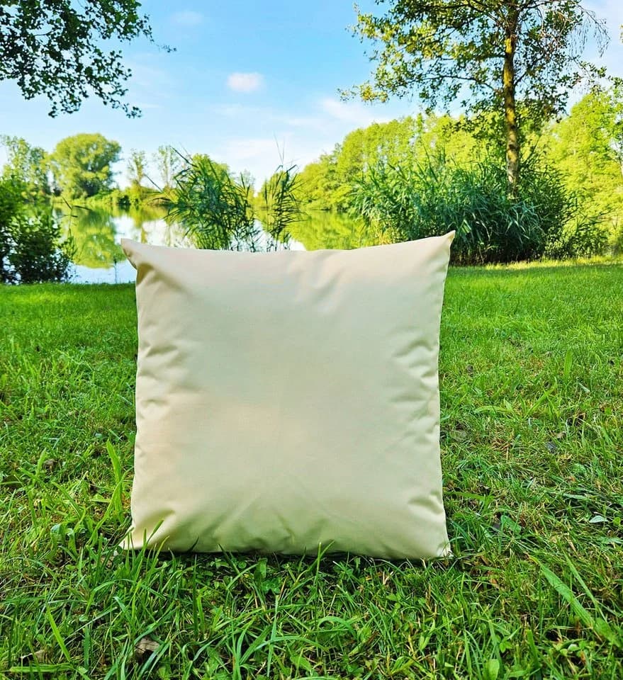 JACK Dekokissen 45x45cm Outdoor Lounge Kissen Beige Polyester