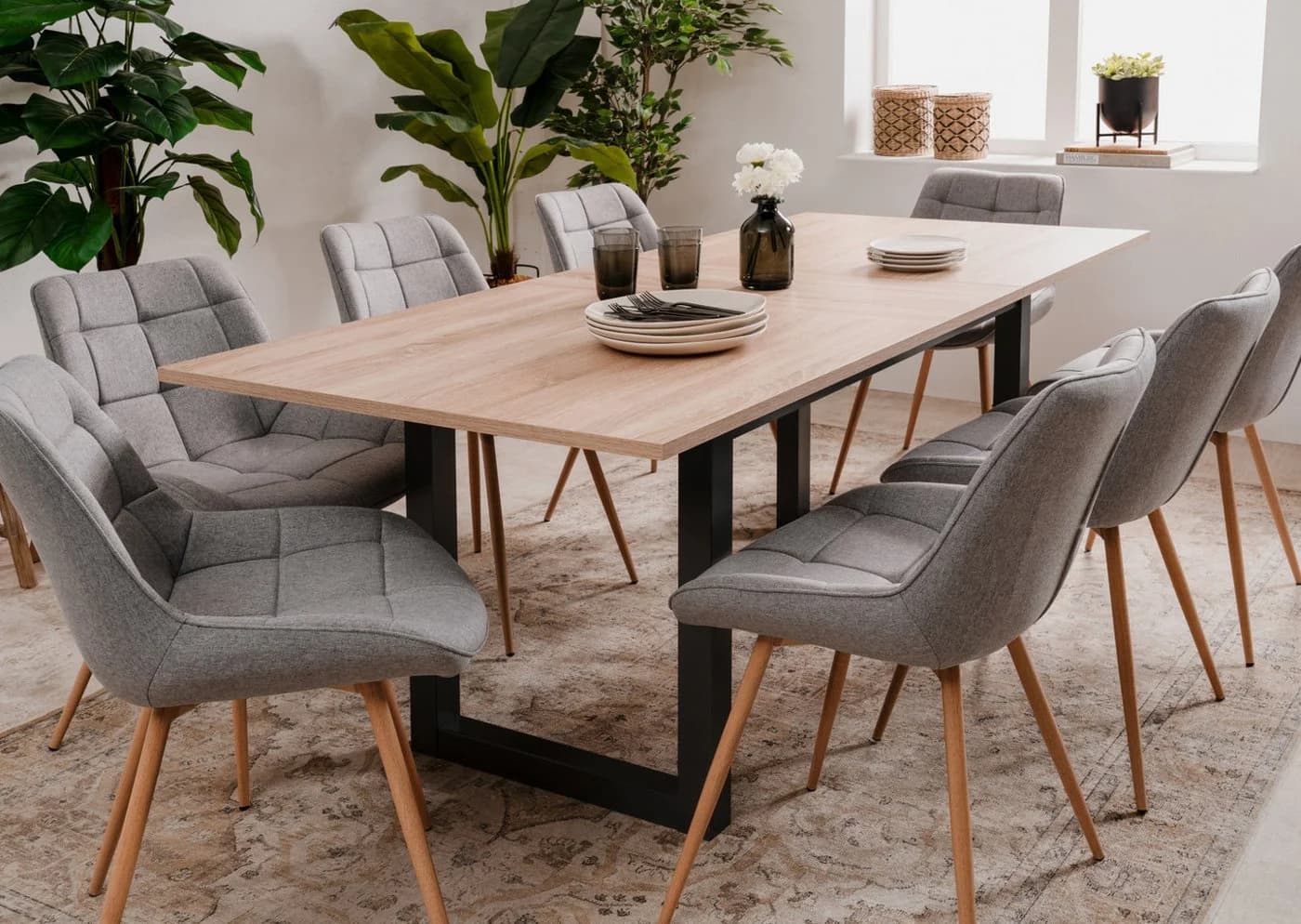 Furn.Design Esstisch Malta ausziehbar 160-200 cm