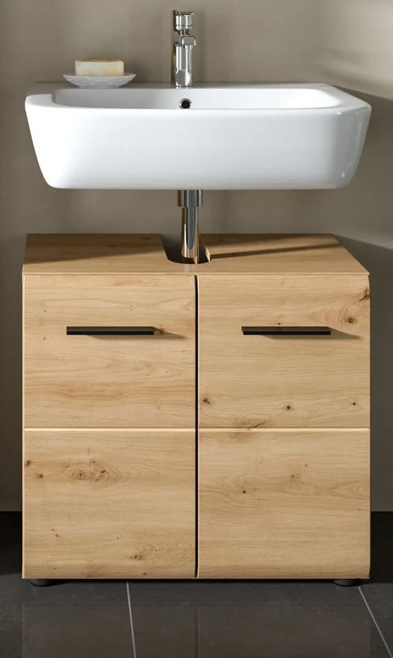 Inn.Furn Waschbeckenunterschrank Cover Eiche Artisan 2-türig 60x54 cm