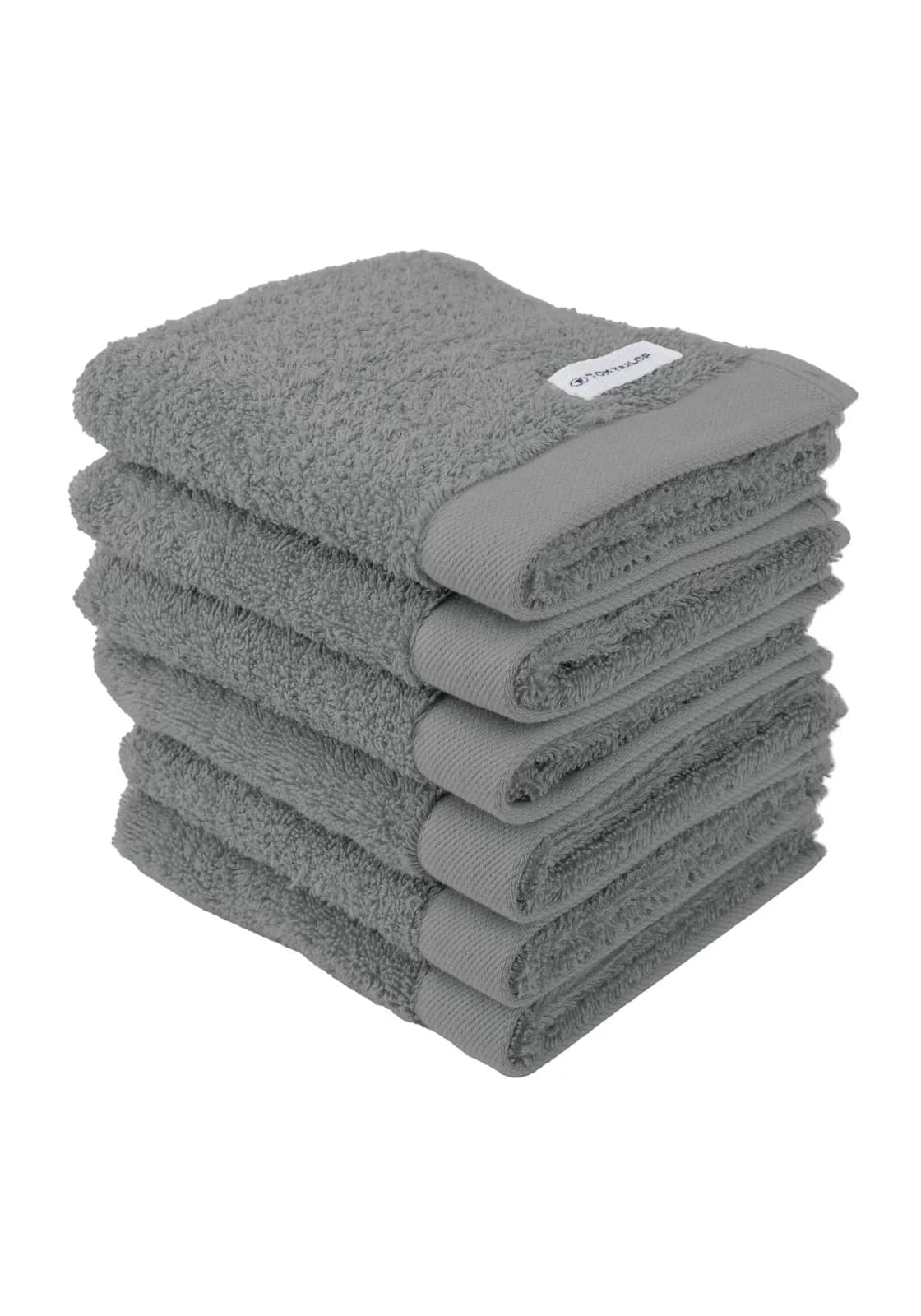 Gästehandtuch TOM TAILOR 6er Pack Grau 30x50cm