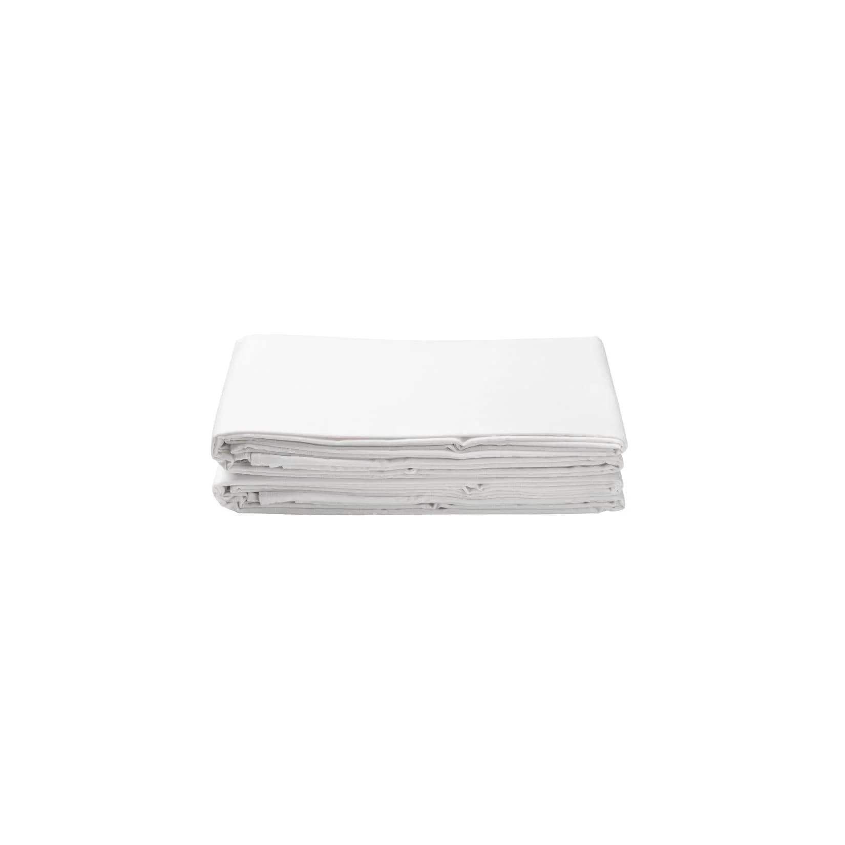 Letti Moderni Bettlaken 240x240 Weiß gestreift Baumwollsatin