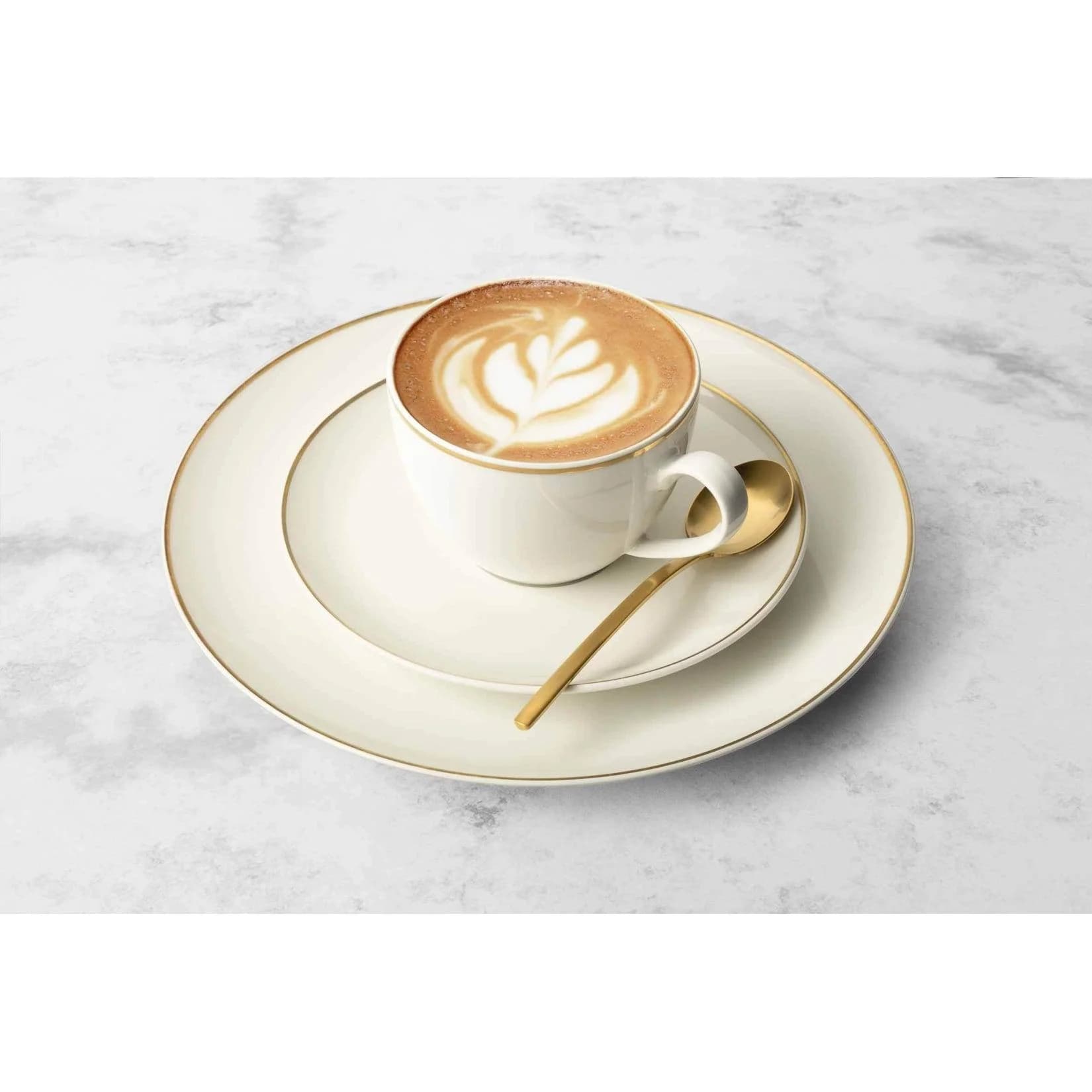 Seltmann Weiden Espressotassen 6er Set Savona Goldlinie Porzellan
