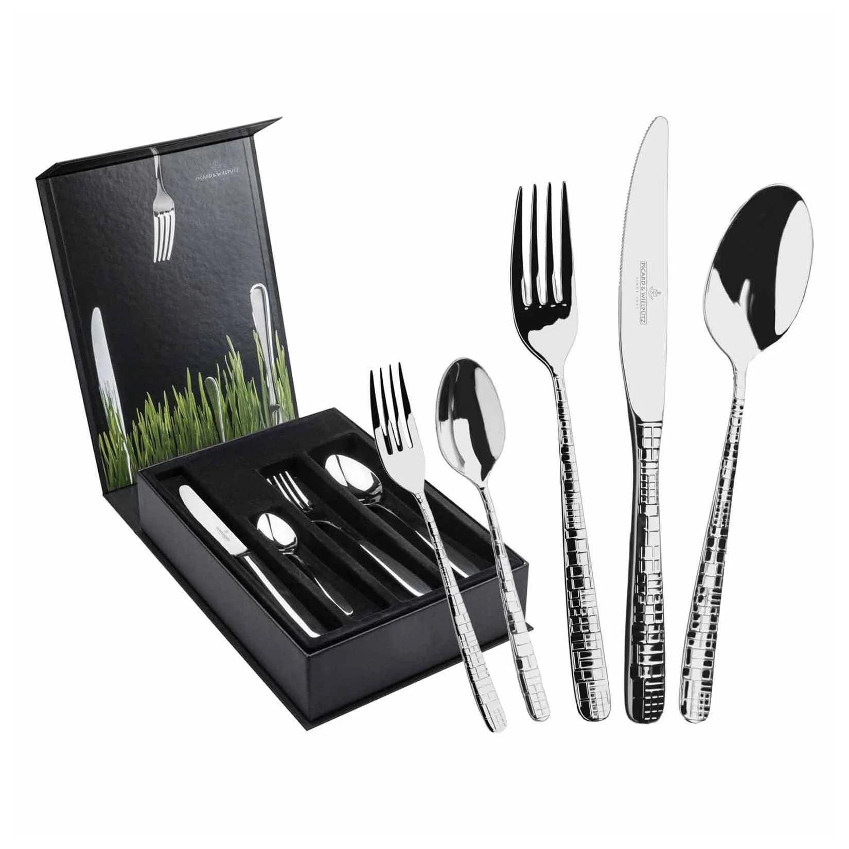 Picard & Wielpütz Tafelbesteck Frame 30er Set Edelstahl Silber