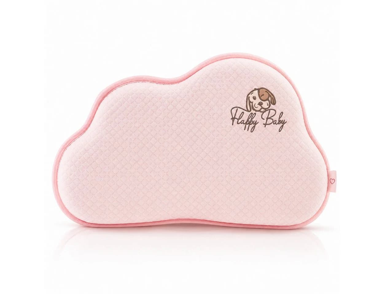 GiglioCollection Babykissen Ergonomisch Memory Foam 2 Bezüge Rosa Gelb