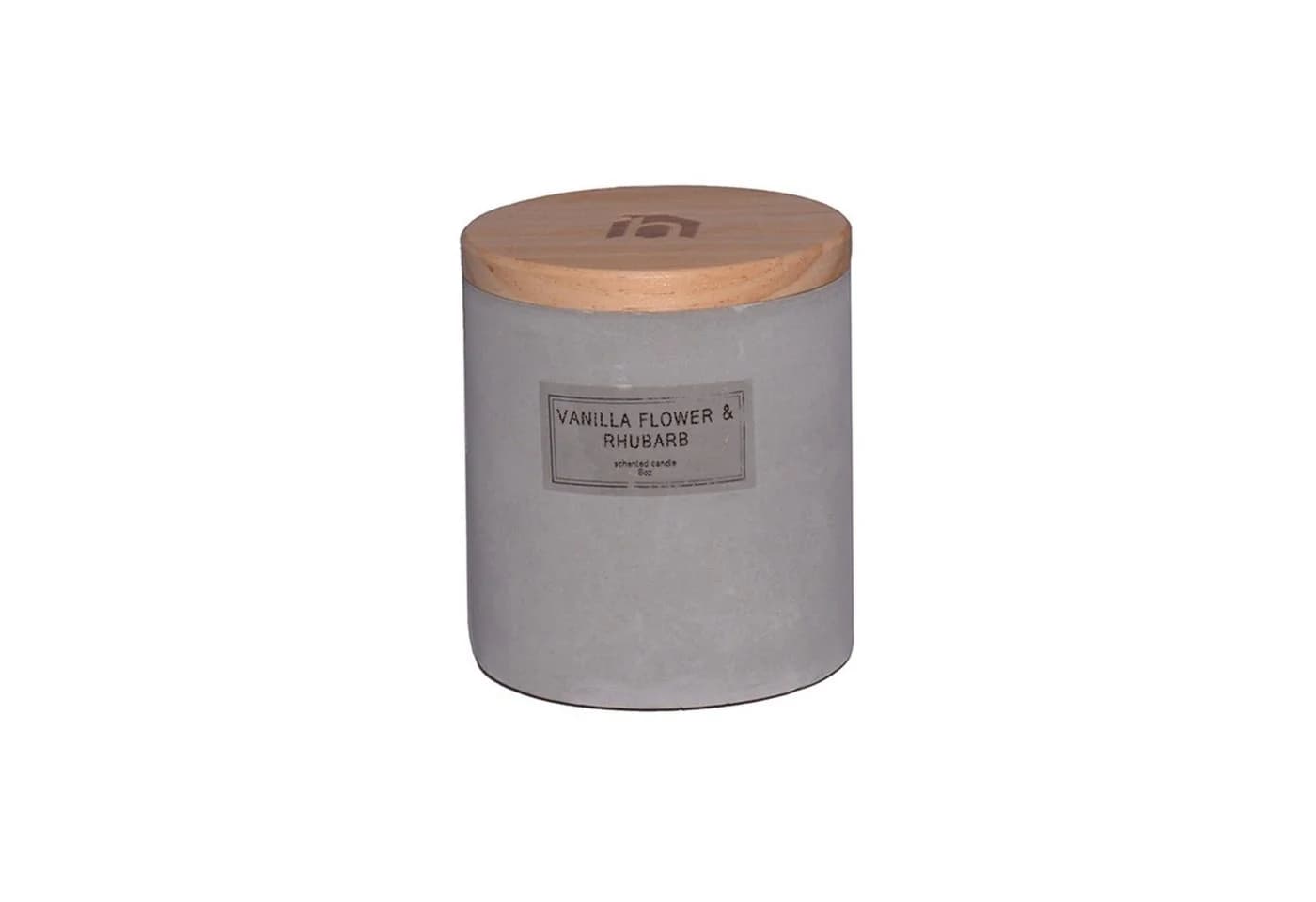 houseproud Duftkerze Concrete Candle Grau Beton Holzdeckel