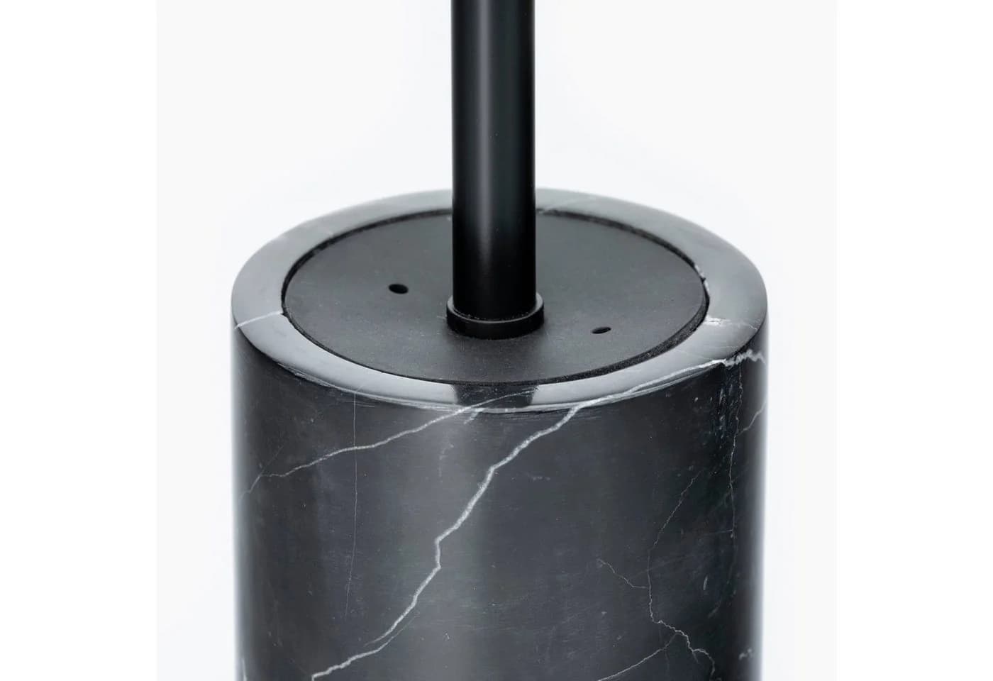 houseproud WC-Reinigungsbürste Marquina mit Marmorbehälter Schwarz